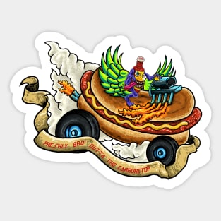 Hot Dog/Rod Racer Sticker